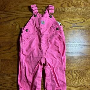 Carhartt Kids Bright Pink Overalls